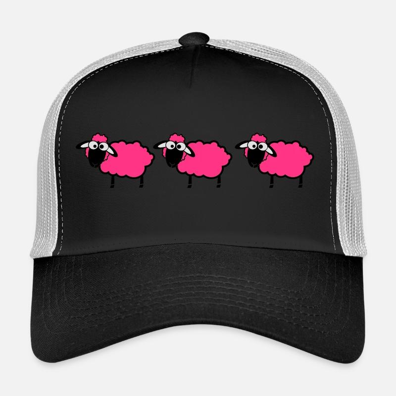 flock sheep Trucker Cap