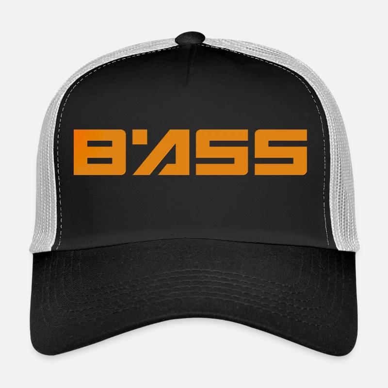 bass3 - Trucker Cap - Schwarz/Steingrau