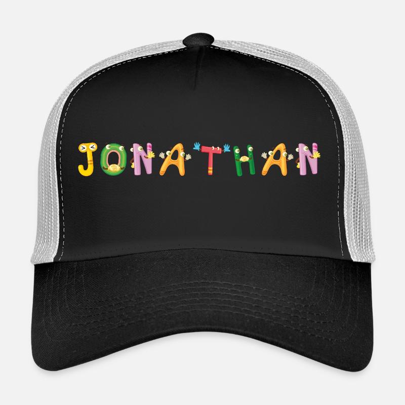 Jonathan - Trucker Cap - Schwarz/Steingrau