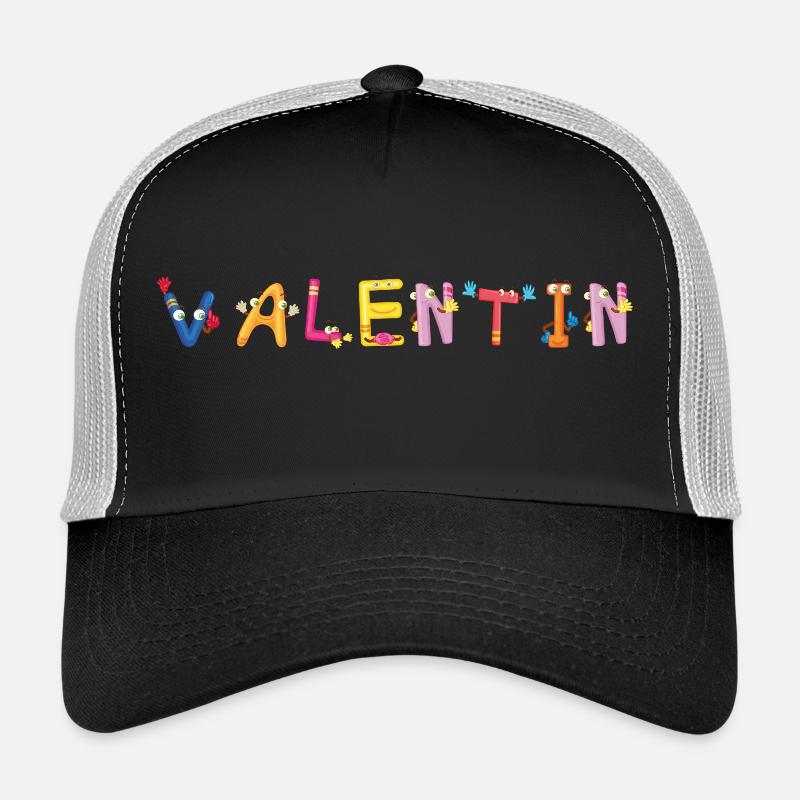 Valentin - Trucker Cap - Schwarz/Steingrau