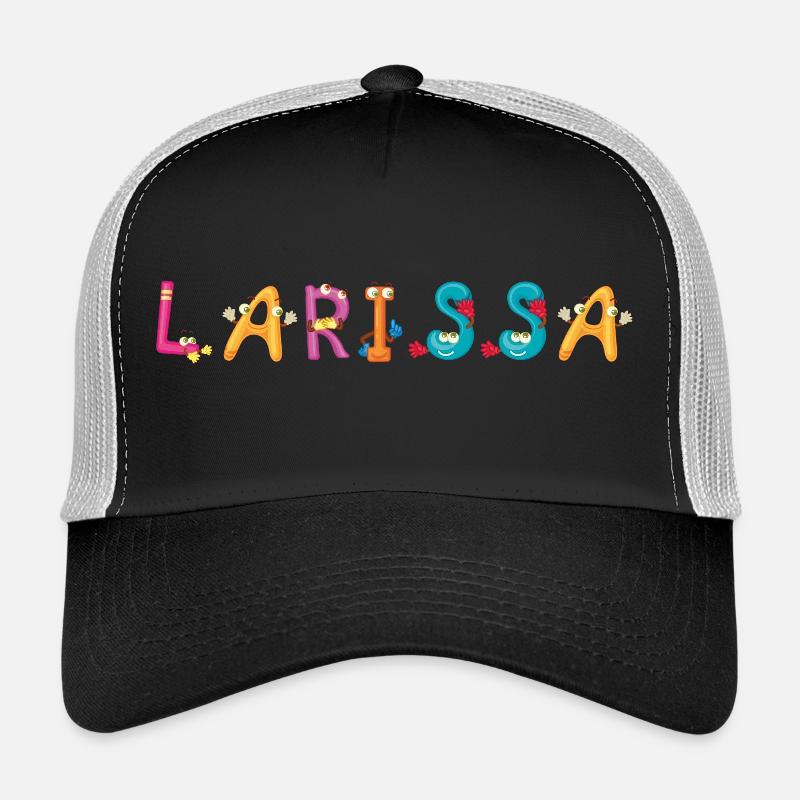 Larissa - Trucker Cap - Schwarz/Steingrau