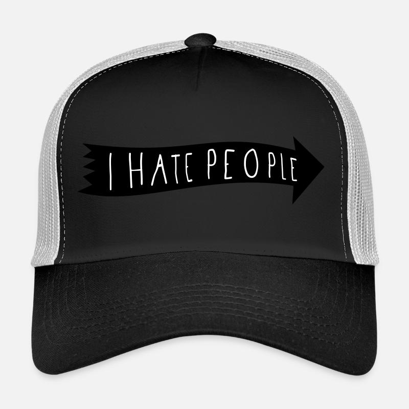 I HATE PEOPLE. Trucker Cap