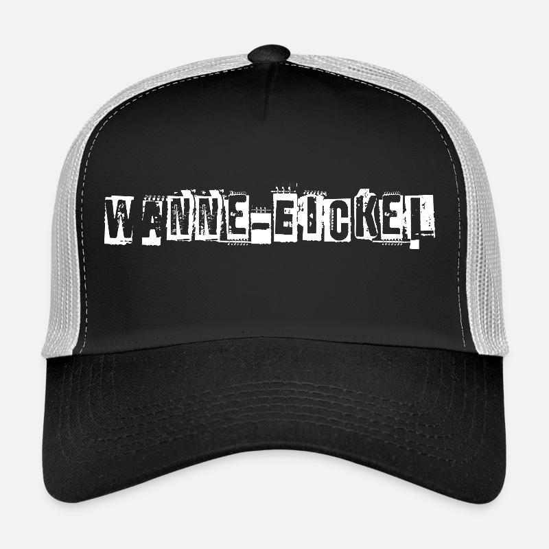 Wanne Eickel - Trucker Cap - Schwarz/Steingrau