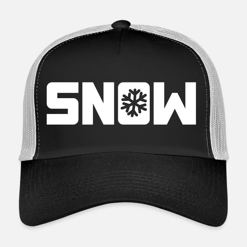 Neige Neige Flocon De Neige Hiver Noël Hohoho Casquette trucker 