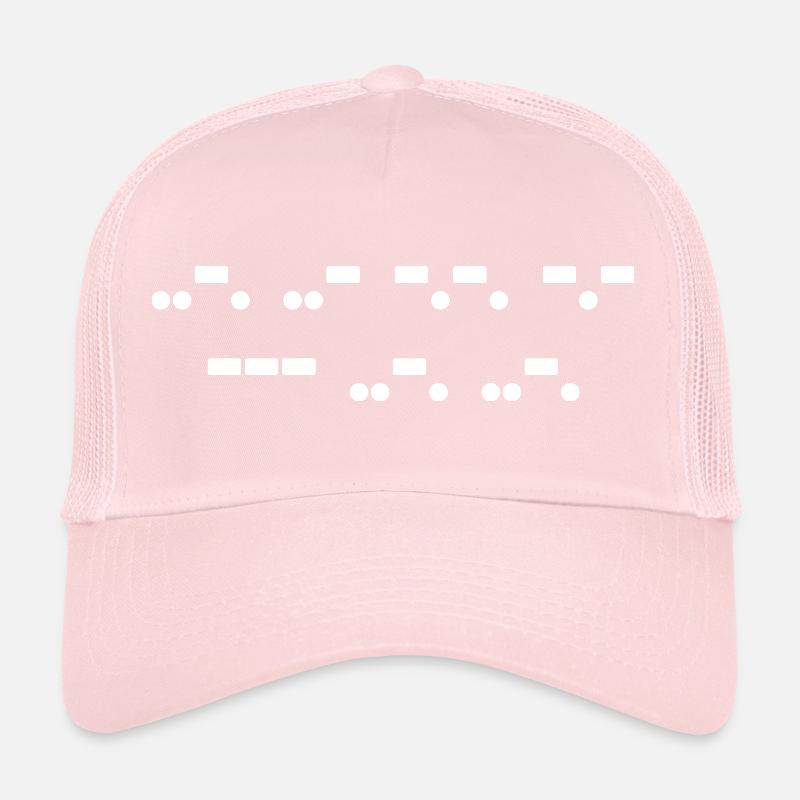 F*** Off en code Morse Casquette trucker 