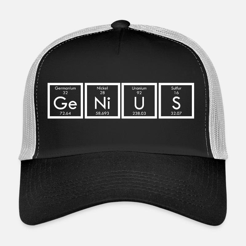 Genius - Trucker Cap - black/stone grey