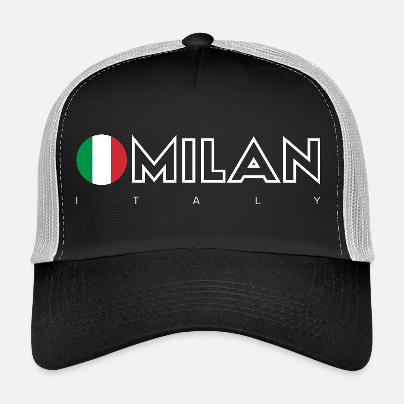 Mailand - Trucker Cap - Schwarz/Steingrau