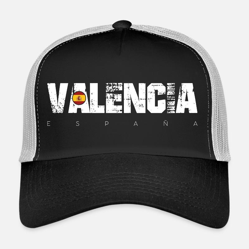Valence España Typographie audacieuse Casquette trucker 