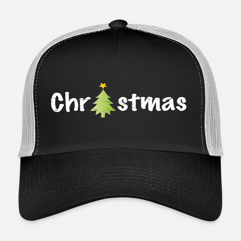 Réclamation de Noël avec sapin Casquette trucker 