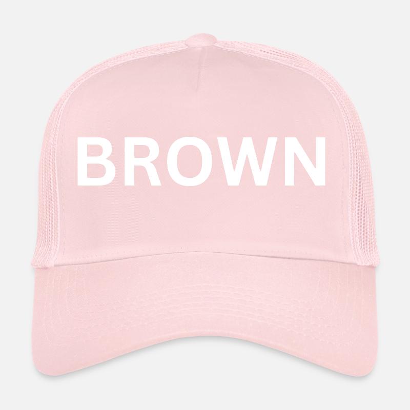 Nom : Brun Casquette trucker 