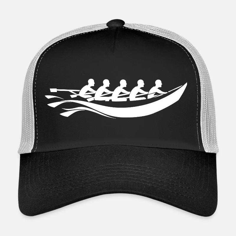 Style dessin animé de l’équipe d’aviron Casquette trucker 