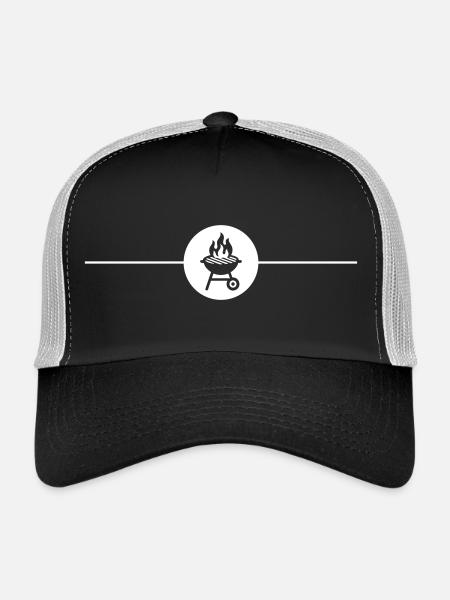 Grill Symbol Grilling - Trucker Cap - black/stone grey - Front