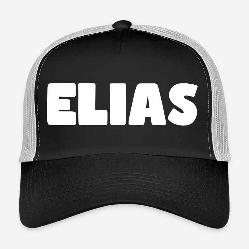 Nom d’Elias Casquette trucker 