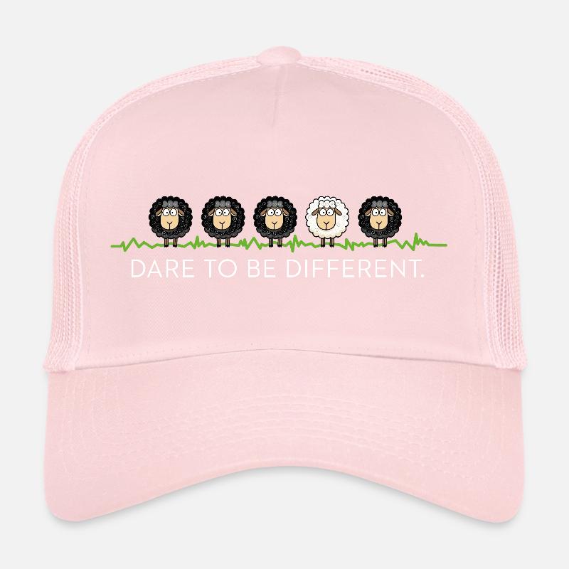 Être différent – Black Sheep Casquette trucker 