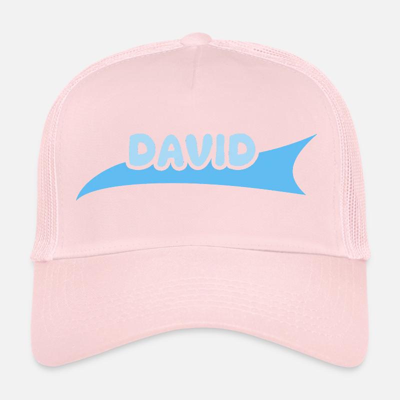 Prénom David Casquette trucker 