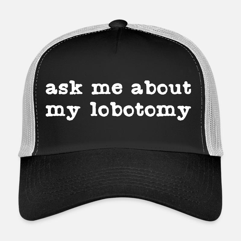 Provocative Text Graphics Retro Style Trucker Cap