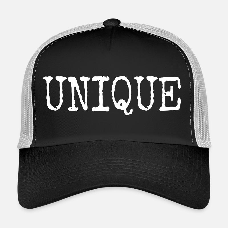 unique, unique, unique valeur de soi unique Casquette trucker 