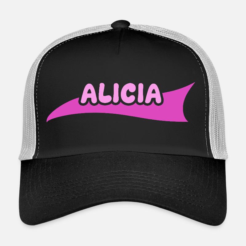 Cadeau pour Alicia Casquette trucker 