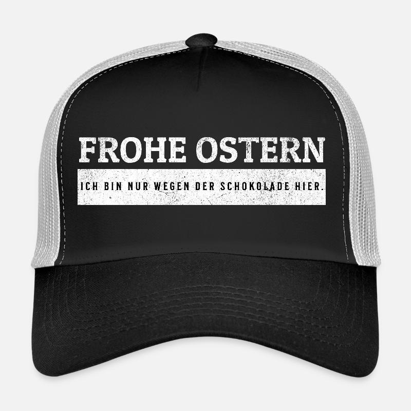 SARCASME - Joyeuses Pâques - Juste à cause du chocolat. Casquette trucker 