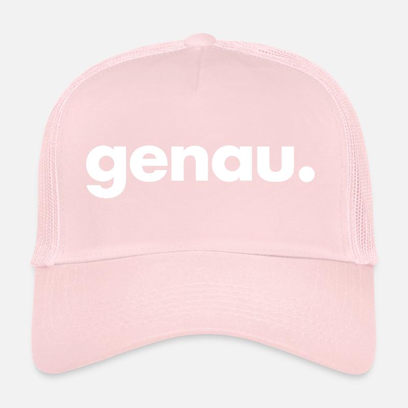 Exactement. Casquette trucker