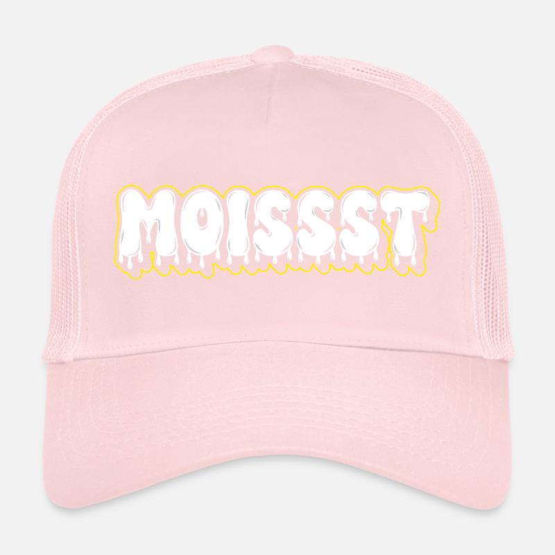 Moist Fat Font Wortzeichen Trucker Cap
