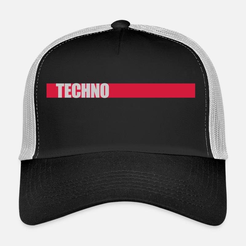 Techno Music Logo Casquette trucker 