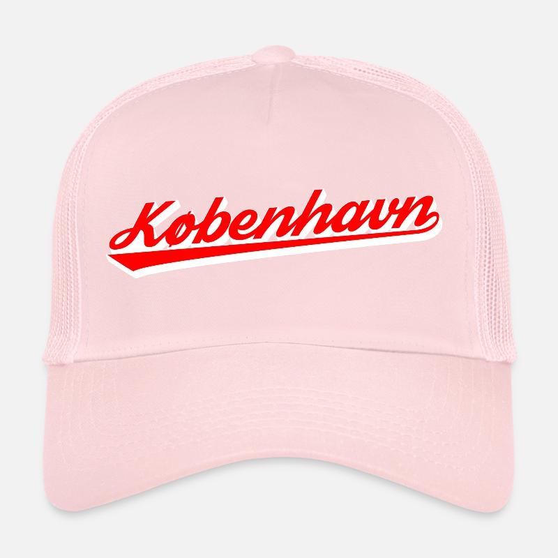 København Script Retro Logo Casquette trucker 