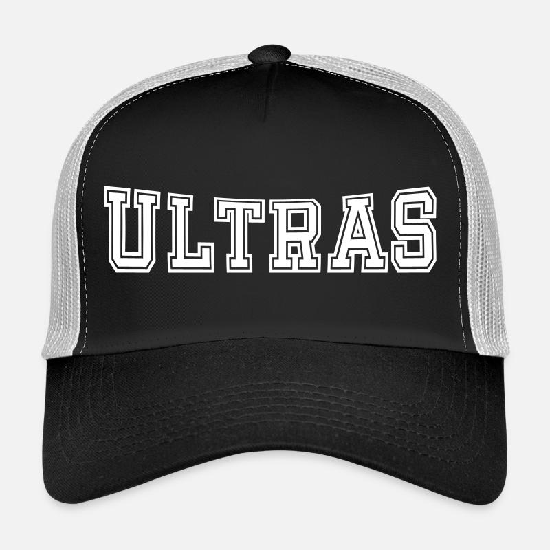 Ultra curved design - Trucker Cap - black/stone grey