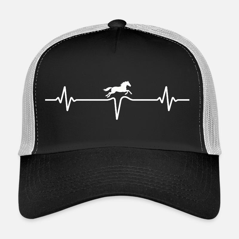 Herzschlagpferd Design Trucker Cap