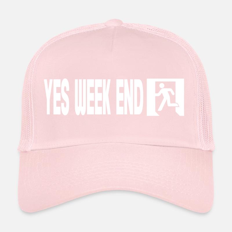 Yes Week End - Emergency - White Trucker Cap