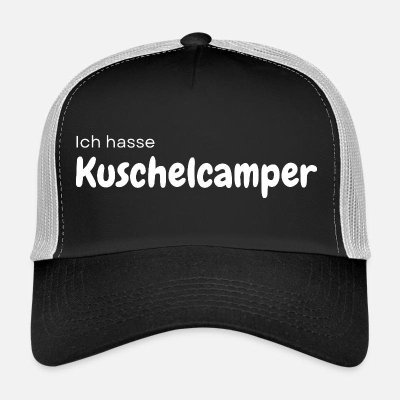 Kuschelcamper - Trucker Cap - Schwarz/Steingrau