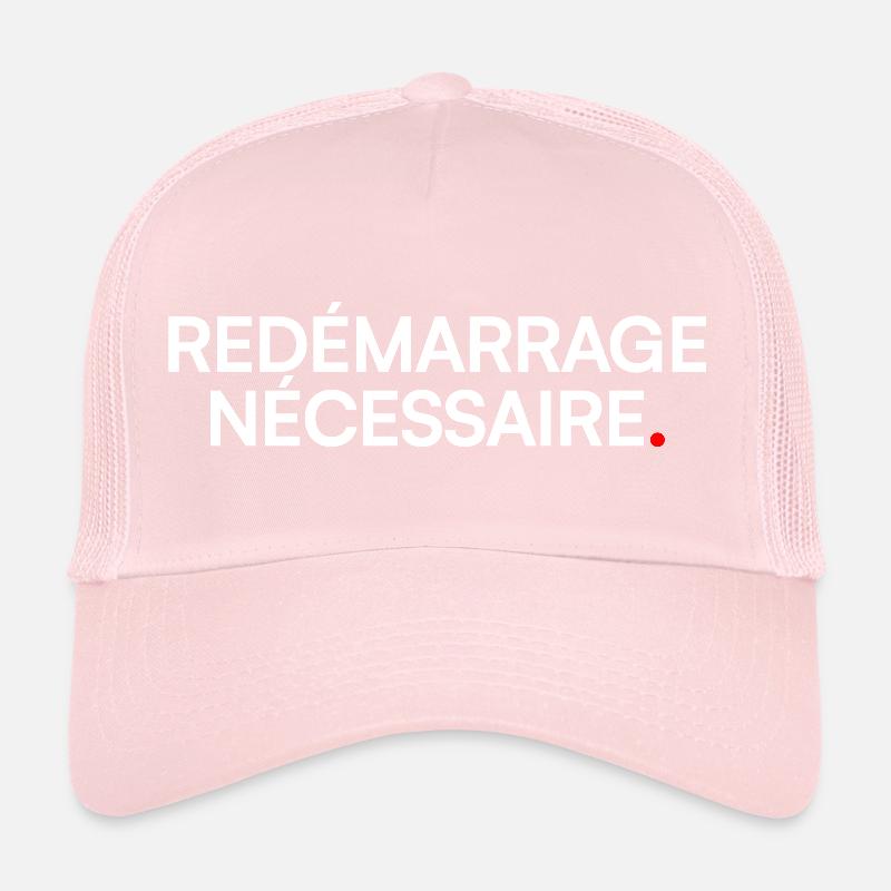 Necessary restart humor fatigue Trucker Cap