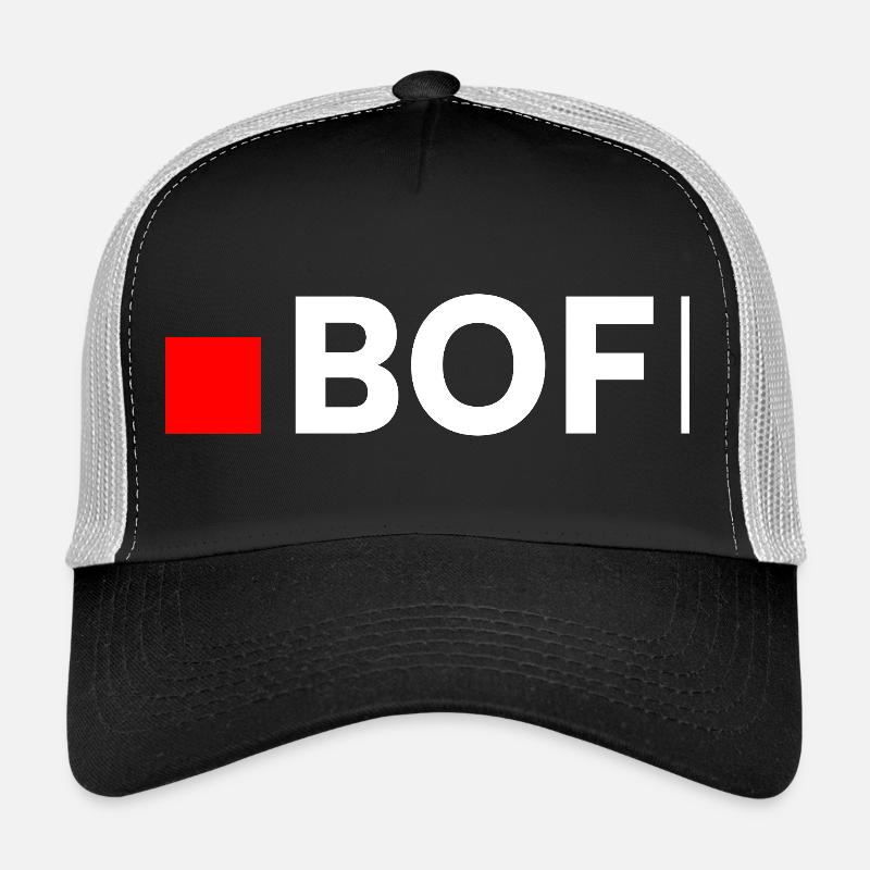 FRO | Minimalist funny reaction - Trucker Cap - black/stone grey