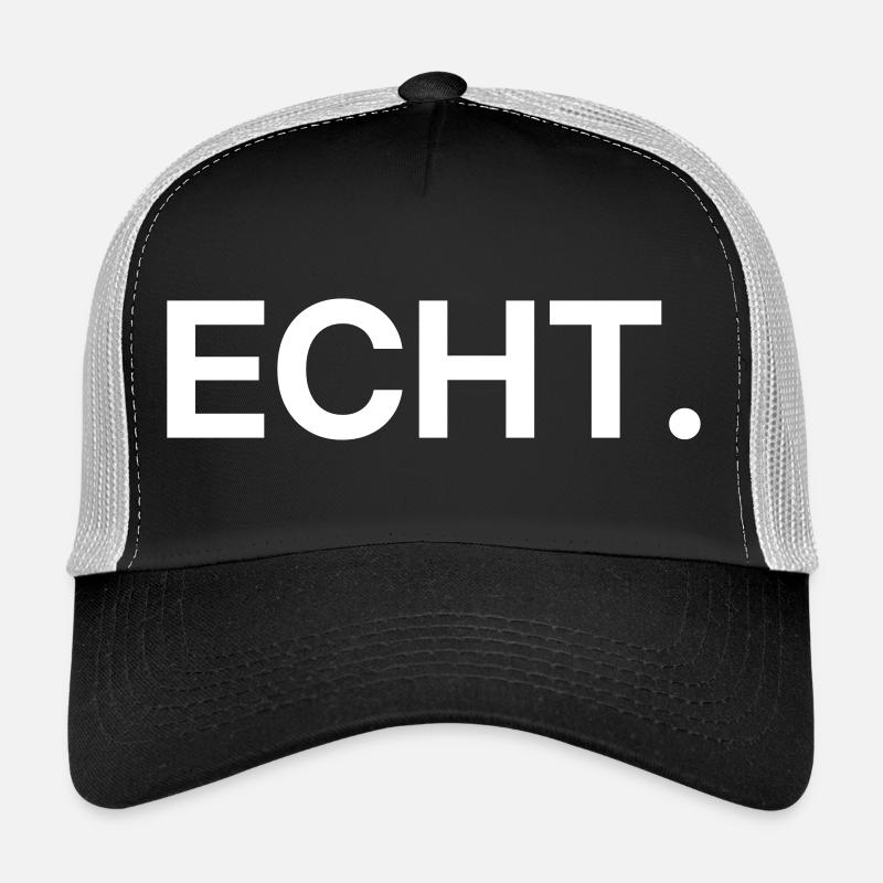 ECHT Punkt – Minimalistisches Typografie Design Trucker Cap