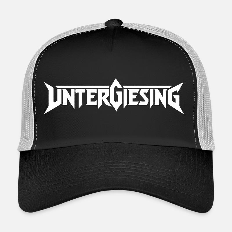 Untergiesing - Trucker Cap - black/stone grey