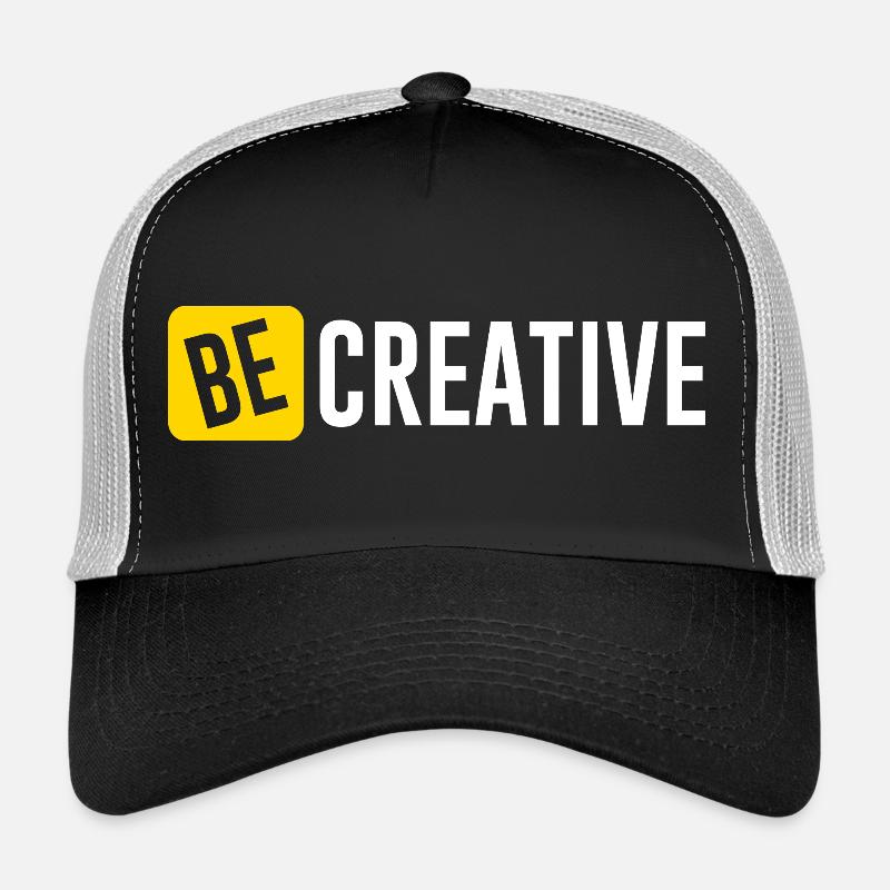 Be Creative Inspiration Design Trucker Cap