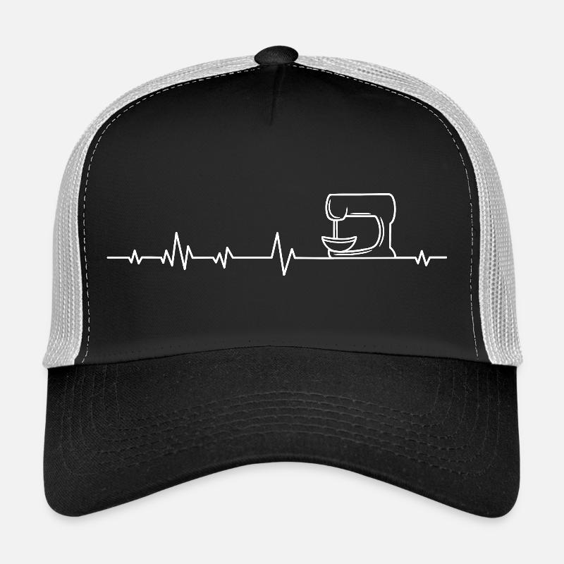 Baking baker baker - Trucker Cap - black/stone grey