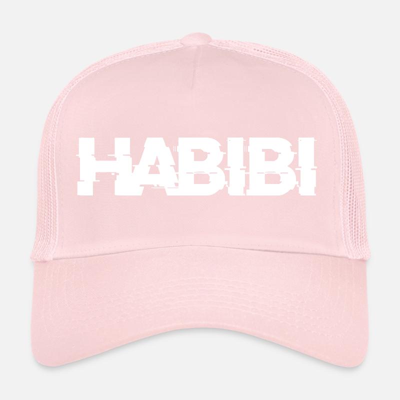 Lettrage Habibi Casquette trucker 
