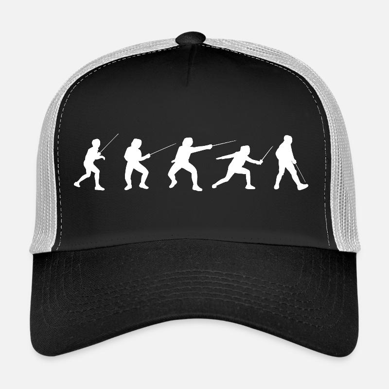 Techniques d’escrime - Casquette trucker  - noir/gris pierre