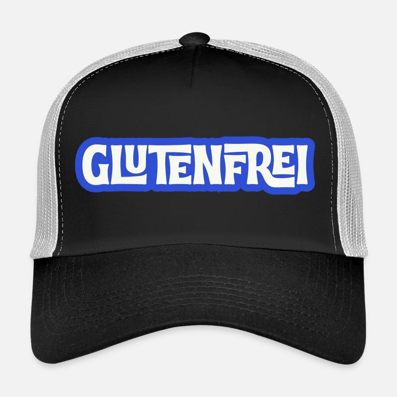 Glutenfrei Logo Blau Statement Trucker Cap