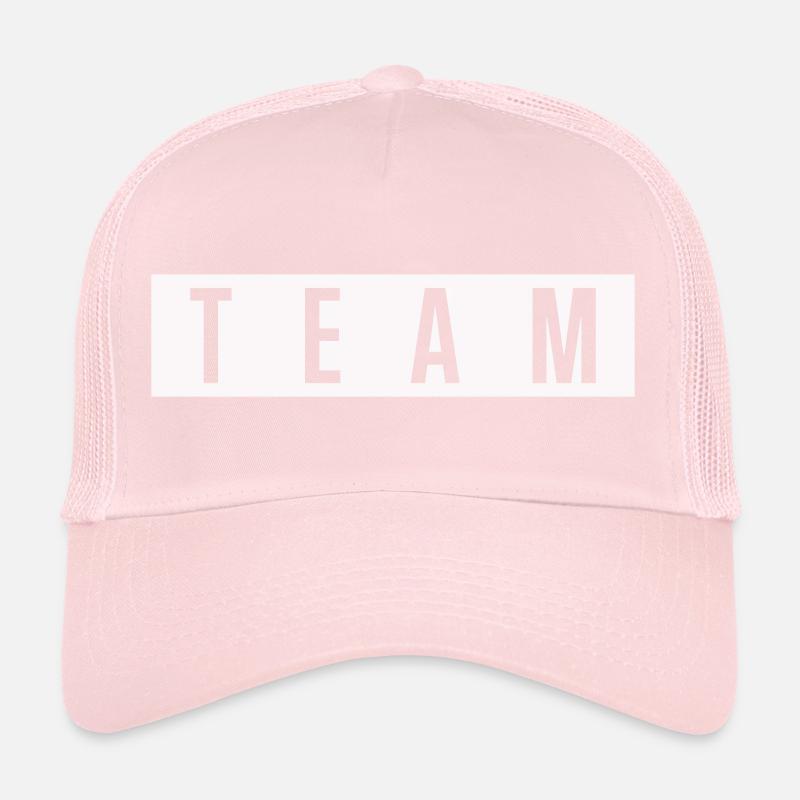 TEAM Lettres majuscules Casquette trucker 