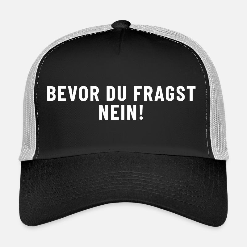 Avant que vous ne demandiez : Non ! Casquette trucker 