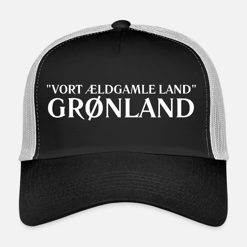 Greenland Bold Type Art Trucker Cap