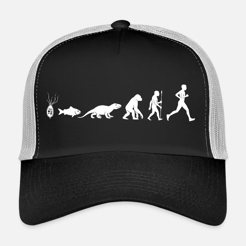 Evolution Run Fitness Silhouette Trucker Cap