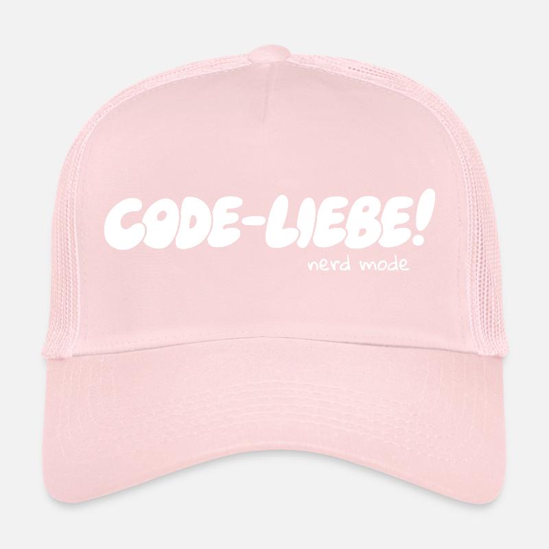 Code-Liebe – Mode Nerd Activé Casquette trucker 