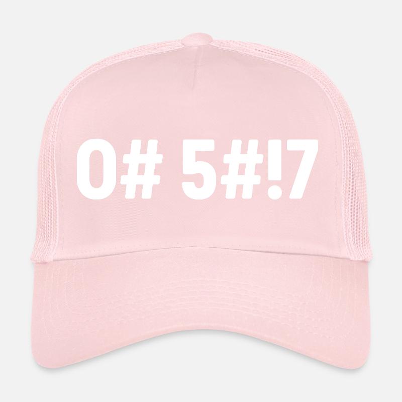 Oh merde, codé Casquette trucker 