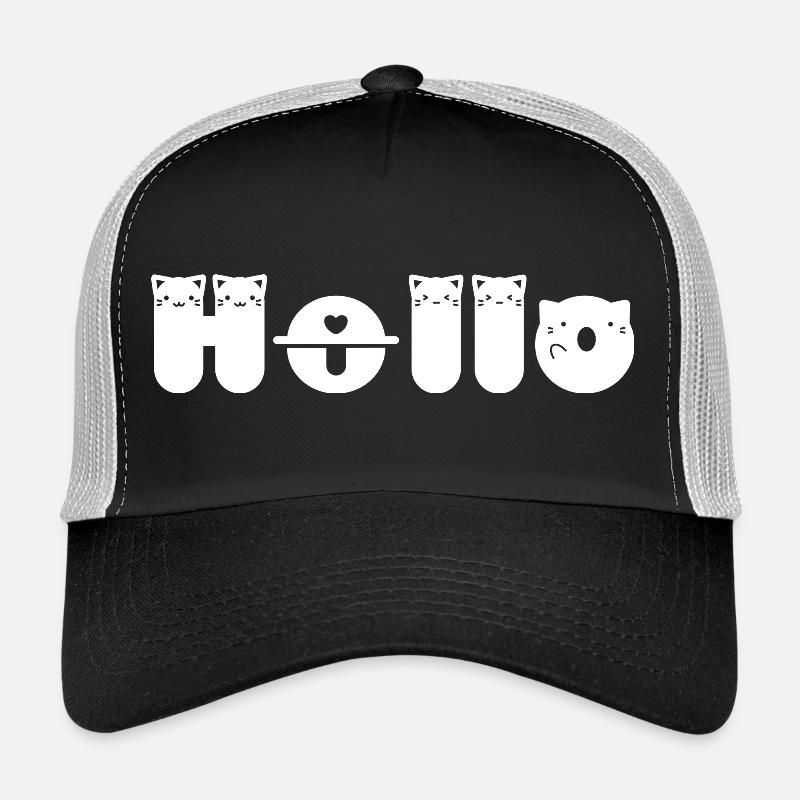 Hello Cat Trucker Cap