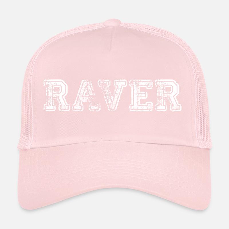 RAVER Rave Techno 90s 90s Trucker Cap