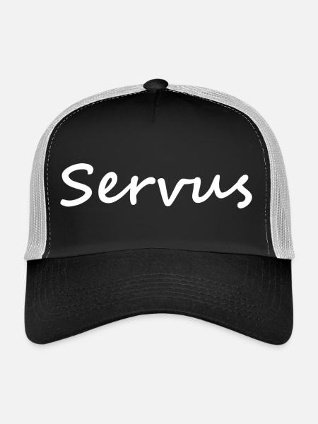 Servus - Trucker Cap - Schwarz/Steingrau