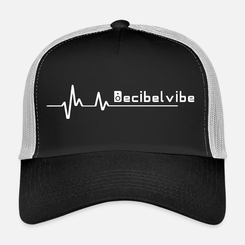 Decibelvibe - Derivative products - L Wave2 Design Casquette trucker 